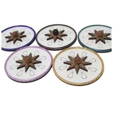 Imagem de Incensário em mdf estrelas 7cm - cores sortidas - B.E.