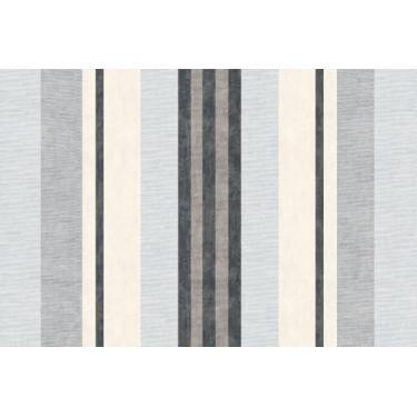 Imagem de Coleção Floor Flair, listras largas em capa de 5 x 9 m, vinil durável à prova d'água e resistente a manchas, tapete de área interna, revestimento protetor de piso, decoração de interiores para casa