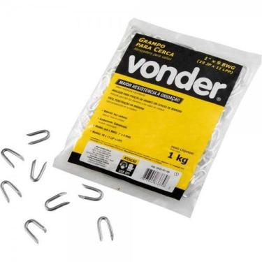 Imagem de Grampo para cerca 1" x 9 BWG 19 x 11 JP x LPP galvanizado VONDER