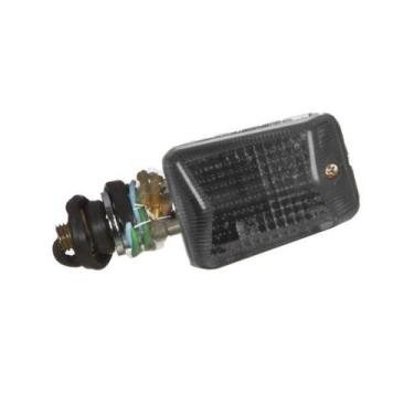 Imagem de Pisca mini (carcaça cromado) pro tork esportivo universal, FUMÊ CLARO,
