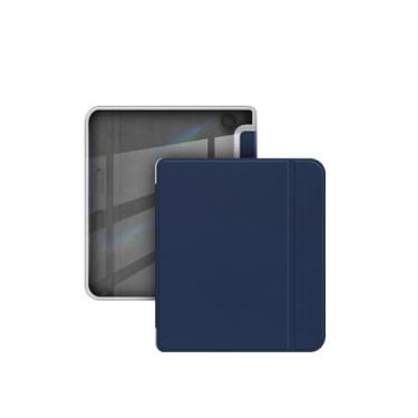Imagem de Capa para Kobo Libra Colour/Kobo Libra 2 ebook 2024, design WUNIAK para Libra Cor/ebook 2024, PC rígido e poliuretano premium leve, fina, azul escuro