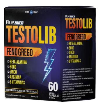 Imagem de Testo Lib - 60 Capsulas - Vita Blue - Vita Blue 