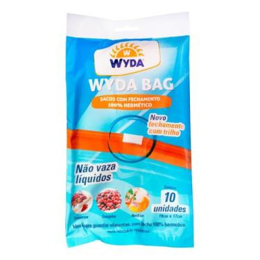 Imagem de Sacos Zip Hermeticos Freezer/microondas Wyda 19x17cm C/10 Un
