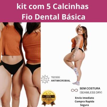 Imagem de Kit 5 Fio Dental Adulto Feminino Conforto e Sensualidade - ALTOMAX, M,