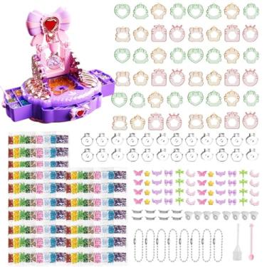 Imagem de Kit de fabricação de berloques de bolsa, kit de fabricação de pingente de chaveiro, suprimentos de arte para meninos e meninas a partir de 4 anos, casa, conjunto de artesanato com pingente de areia