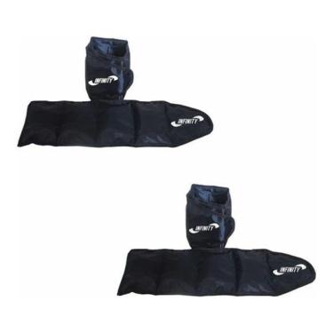 Imagem de Kit Caneleira Peso 1kg e 2kg Profissional - Par