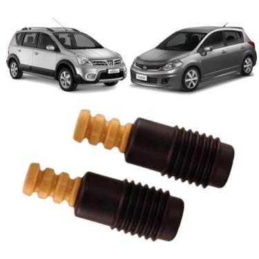 Imagem de Kit Batente Coifa Amortecedor Dianteiro Tiida Livina 2008/.. - Solupe 