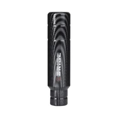 Imagem de Manopla De Alavanca De Câmbio Manual Estilo Fibra De Carbono De 5 Velo