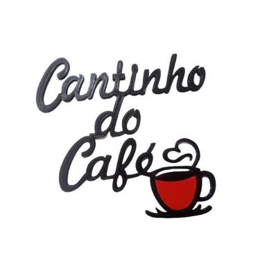 Imagem de Decoração Placa Cantinho Do Café Parede Decorativo Aplique