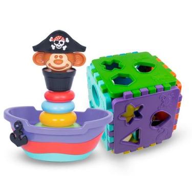 Imagem de Brinquedos Educativos 1 Ano Bebê Menino E Menina Baby Pirata - Brinque