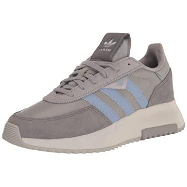 Imagem de adidas Originals Retropy F2 Tênis feminino, Cinza/Azul Dawn/Prata Metálico, 7