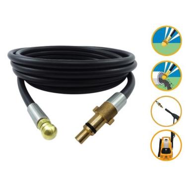 Imagem de Mangueira Nylon Desentupidora 15m Wap Garra Lavadora Pressão - COMPATÍ
