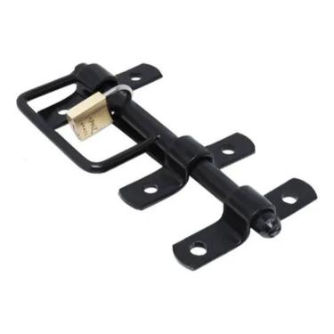 Imagem de 2X Trinco Porteira Portão Ferrolho Lateral N 1