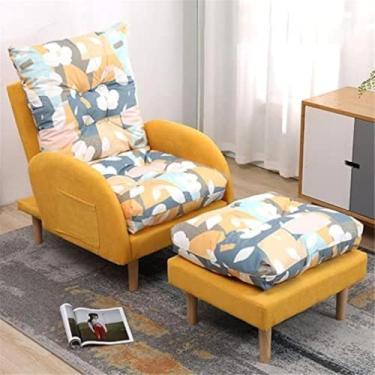 Imagem de Poltrona Reclinável Ajustável Com Repousa-pés, Cadeira De Sofá De 3 Posições Cadeiras De Cama Cadeiras Reclináveis, Poltrona Reclinável Para Sala De Estar Quarto, K