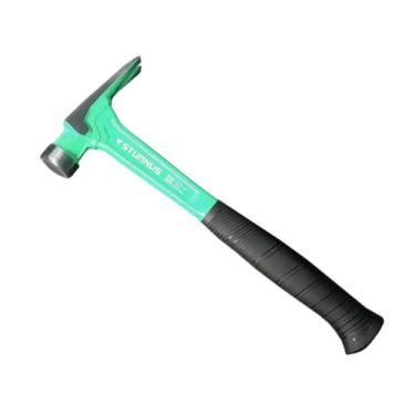 Imagem de Martelo de garra Sturnus Turquesa 368.5 g Velocity Rip – 368 g, alumínio leve e ergonômico, grau profissional com aderência antivibração (cabeça lisa, cabo curto)