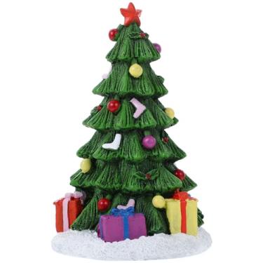 Imagem de ULTECHNOVO Decoração de aquário de Natal, decoração de Natal, resina, decoração criativa de resina, decoração de tanque de peixes, série de Natal, decoração de paisagismo para aquário de peixes Betta