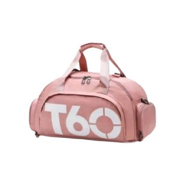 Imagem de Bolsa Mochila Academia Viagem Impermeável T60 Rosa Claro