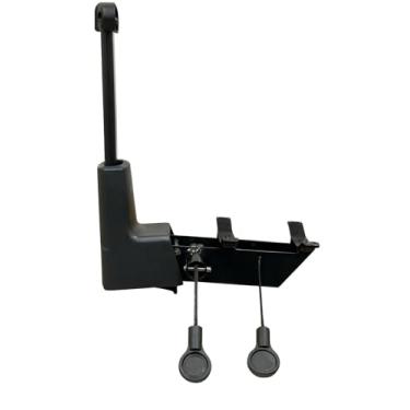 Imagem de Back System Universal para Cadeira de Escritório, Regulagem Dupla de Altura, Estrutura Reforçada em Metal, Preto