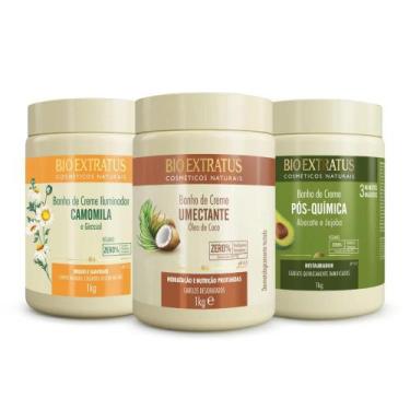 Imagem de Cronograma Bio Extratus Camomila, Umectante e Pós Química 1Kg