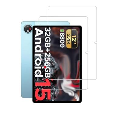 Imagem de WUNIAK Protetor de tela para DOOGEE V Pad 5G Android 15 Tablet 30.5 cm, película de vidro temperado HD resistente a arranhões para DOOGEE V Pad 5G proteção contra quedas, sensível ao toque