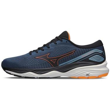 Imagem de Tênis de Corrida Masculino Mizuno Wave Falcon 5, Azul, 44
