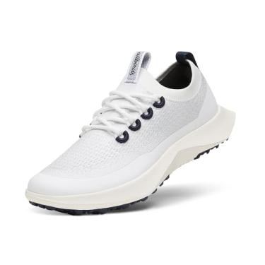 Imagem de Allbirds Tênis masculino Tree Dasher 2 Utility, Trail-Ready Active, Blizzard, Deep Navy (sola branca natural), 39