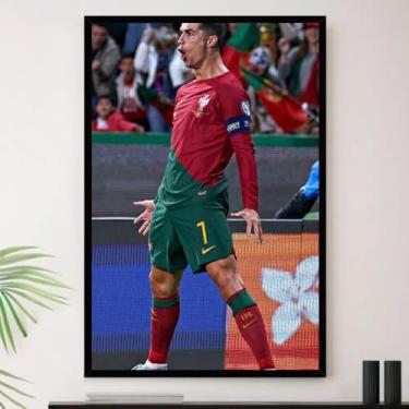 Imagem de Genérico, Quadro Cristiano Ronaldo 7 Portugal Decorativo A3 35x45cm
