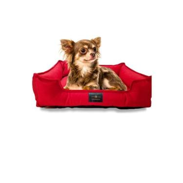 Imagem de Caminha Pets para Cachorro e Gato Tamanho P 50x40cm em Veludo Suede VE