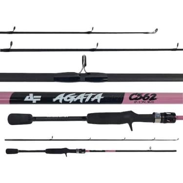 Imagem de Vara Para Carretilha Albatroz Agata Pink 5'6'' (1,68m) 8-17Lbs C562 - 