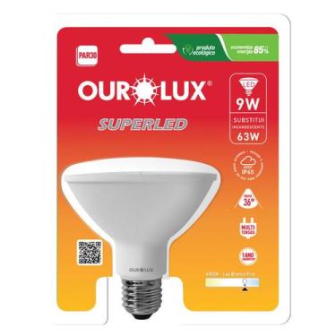 Imagem de Lâmpada Led PAR30 Ourolux 9W Superled E27 Bivolt