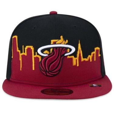 Imagem de BONÉ NEW ERA 5950 MIAMI HEAT TIP-OFF PRETO VERMELHO-Masculino