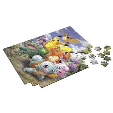 Imagem de Quebra Cabeça Personalizado Pokemon Primeira Geraçao 60 Pç - Pomps Gee