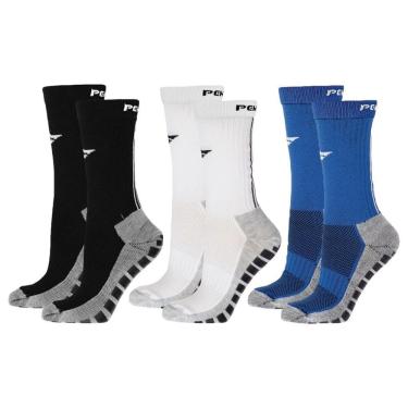 Imagem de Kit 3 Pares de Meias Penalty Grip Masculina