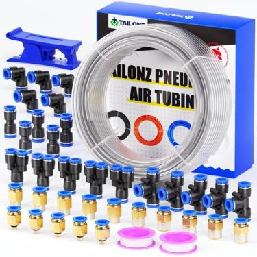 Imagem de Kit de tubos de mangueira de ar TAILONZ PNEUMATIC Poliuretano 6mm