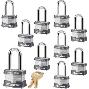 Imagem de Cadeado Master Lock 3NKALF-10 com chave semelhante com tecnologia Bump