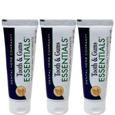 Imagem de Pasta de dentes Dental Herb Company Travel 30mL (pacote com 3)