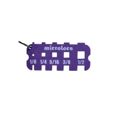 Imagem de Ferramenta de medição Ruler Dunbar Technology Microlocs roxa