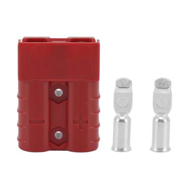 Imagem de Plugue 50A 600V 50A 600V Pólo Duplo Conector Plugue de Carregamento Conector de Fonte de Alimentação de Alta Corrente para Sistemas de Conexão Rápida Dupla de Painel Solar (1