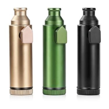 Imagem de Coqueteleira portátil (pacote com 3) – SnuffBulletSniffer Professional, multifuncional, kit snortingkit dispensador de pó para uso fácil, recipientes convenientes para viagem de especiarias (3)