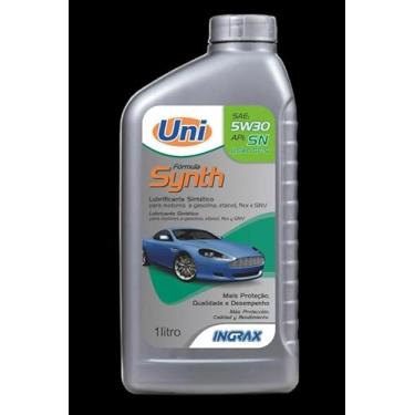Imagem de Óleo de Motor 5W30 100% Sintético Uni Fórmula Synth SP API SP 1 Litro - (Fabricante INGRAX)