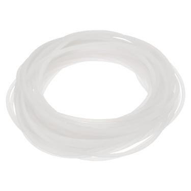 Imagem de Tira de espuma de silicone de 10 m Tira de vedação de janela de haste sólida 2 mm de borracha para janela de porta de carro, branca