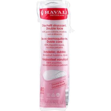 Imagem de Mavala cotton pads - discos de algodão dupla face 80 peças