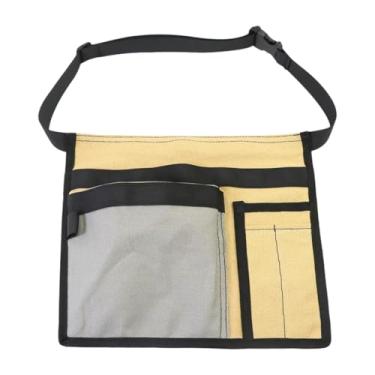 Imagem de Fenteer Bolsa de cinto para ferramentas de um lado, bolsa de cinto utilitária, de ferramentas confortável para eletricistas