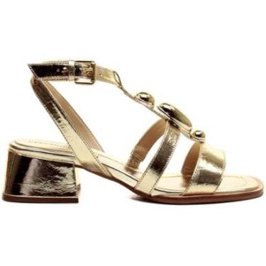 Imagem de Sandália Cecconello Dourado-Feminino