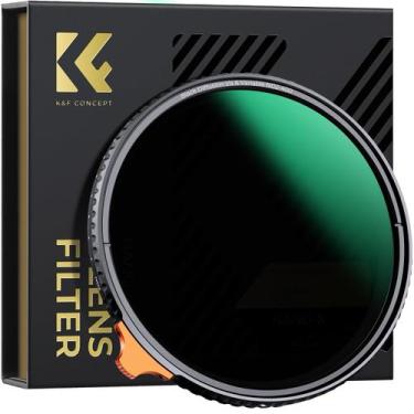 Imagem de Filtro de lente K&F Concept Black Diffusion Mist 1/4 e ND2-400 52mm