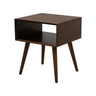 Imagem de Mesa Lateral de Madeira Maciça Pés Palito -Maná