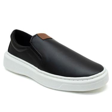 Imagem de Sapatênis Iate  Loaffer Masculino  - CONNECT WAY, Preto, 38