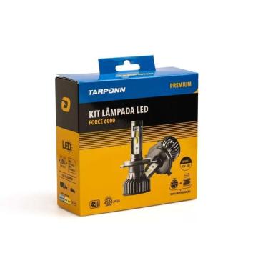 Imagem de Kit Lampada Led Tarponn Force 6000 Premium H8- H9 - Tp-6138
