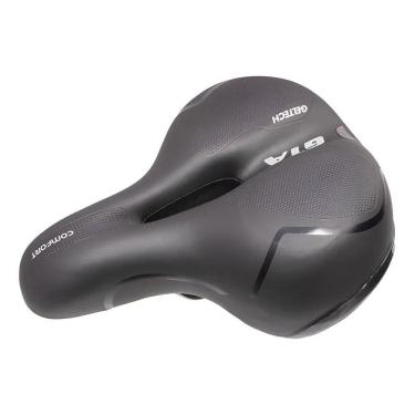 Imagem de Selim Bike Gel Grande Plus Size Tech Refletor Mtb Carrinho C