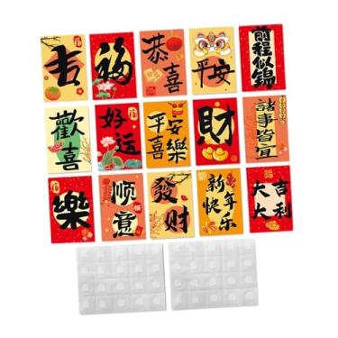 Imagem de Baoblaze Adesivo de parede/janela "Boa Sorte", fundo com mensagens de felicidades, adesivo de parede com palavras de bênção para decoração de, a